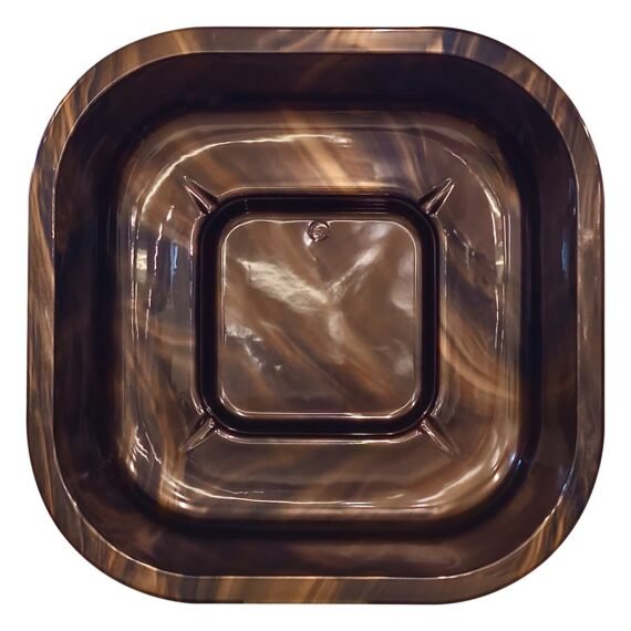 Square brown marble